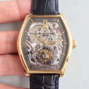 Vacheron Constantin Malte Tourbillon Black Strap Replica Watches - Luxury Replica