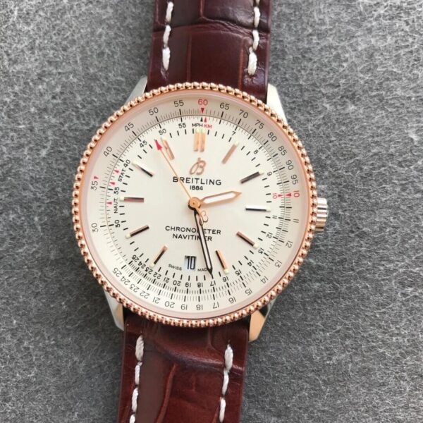 Breitling U17326211G1P2 Brown Strap | US Replica - 1:1 Top quality replica watches factory, super clone Swiss watches.