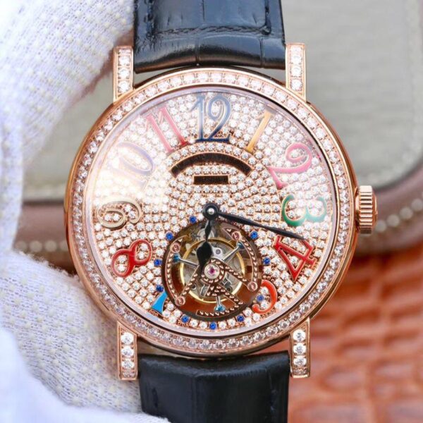 Franck Muller Tourbillon Diamond Dial | US Replica - 1:1 Top quality replica watches factory, super clone Swiss watches.