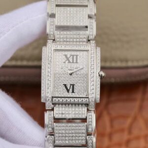 Patek Philippe 4908/101G-001 White Gold Ladies Twenty Diamond-Set Bezel Replica Watches - Luxury Replica