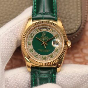 Rolex 118138 Green Strap | US Replica - 1:1 Top quality replica watches factory, super clone Swiss watches.