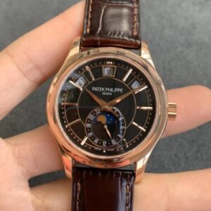 Patek Philippe Complications 5205R-010 GR Factory Brown Strap Replica Watches - Luxury Replica