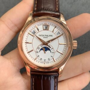 Patek Philippe Complications 5205R-001 GR Factory Brown Strap Replica Watches - Luxury Replica