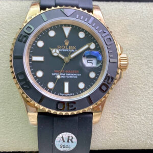 Rolex Yacht Master 116655 AR Factory Rubber Strap Replica Watches - Luxury Replica