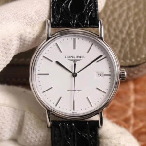 Longines Presence L4.790.4.12.2 KY factory Black Strap Replica Watches - Luxury Replica