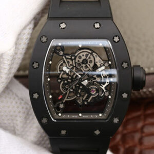 Richard Mille RM055 Black Strap | US Replica - 1:1 Top quality replica watches factory, super clone Swiss watches.