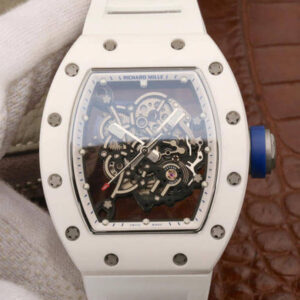 Richard Mille RM055 White Strap | US Replica - 1:1 Top quality replica watches factory, super clone Swiss watches.