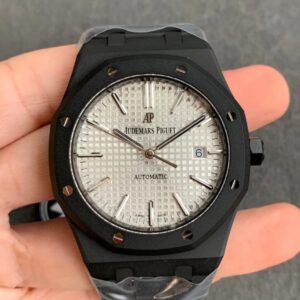 Audemars Piguet Royal Oak 15400 DLC Version ZF Factory Black Strap Replica Watches - Luxury Replica