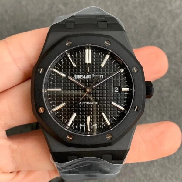 Audemars Piguet 15400 Black Strap | US Replica - 1:1 Top quality replica watches factory, super clone Swiss watches.