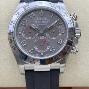 Rolex Cosmograph Daytona 116519-0104 Clean Factory Black Rubber Strap Replica Watches - Luxury Replica