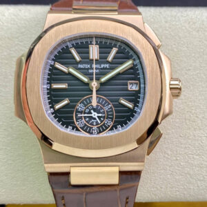 Patek Philippe 5980 Brown Strap | US Replica - 1:1 Top quality replica watches factory, super clone Swiss watches.
