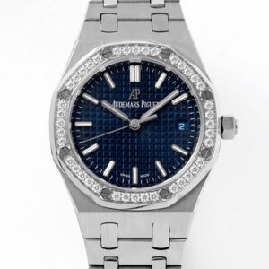Audemars Piguet Royal Oak 77351ST.ZZ.1261ST.01 8F Factory Blue Dial Diamond-Set Bezel Replica Watches - Luxury Replica