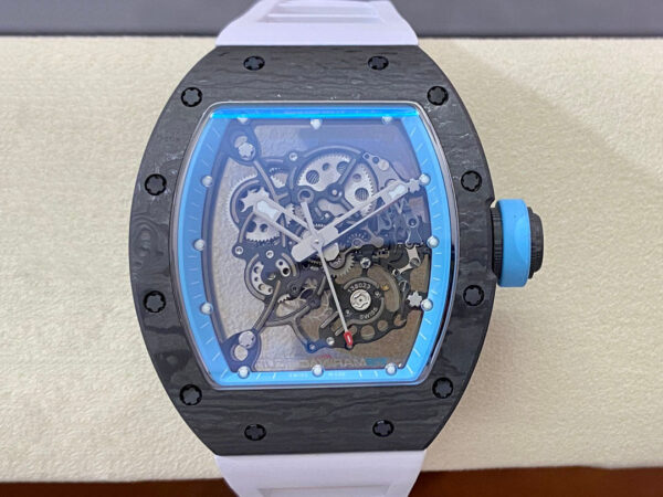 Richard Mille RM-055 Carbon Fiber Bezel | US Replica - 1:1 Top quality replica watches factory, super clone Swiss watches.