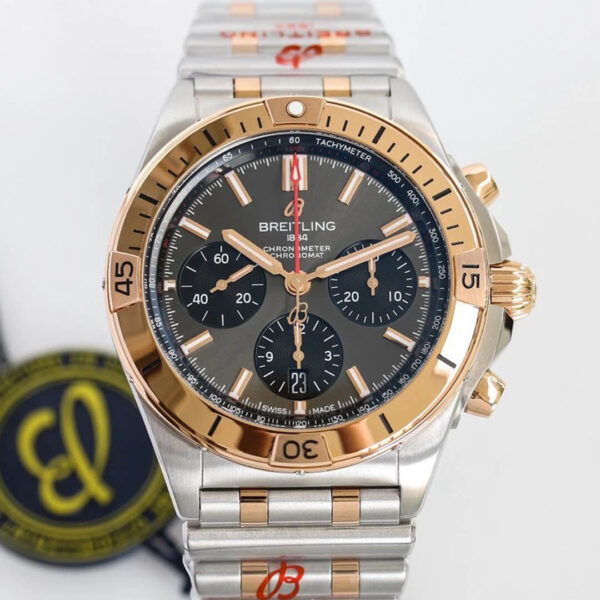 Breitling UB0134101B1U1 Gold Bezel | US Replica - 1:1 Top quality replica watches factory, super clone Swiss watches.