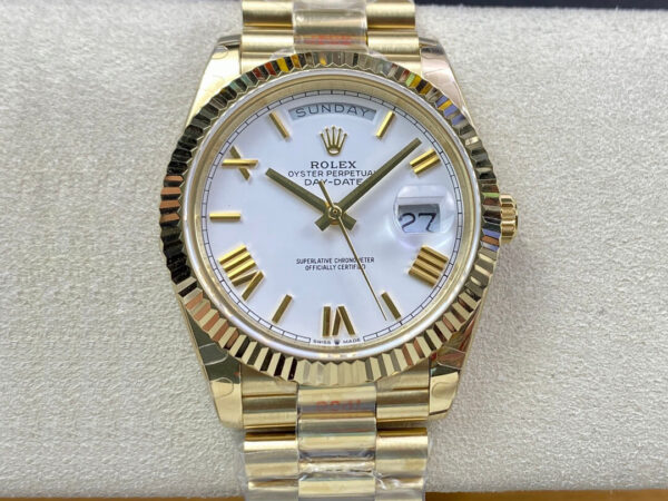 Rolex M228238-0042 Gold Strap | US Replica - 1:1 Top quality replica watches factory, super clone Swiss watches.