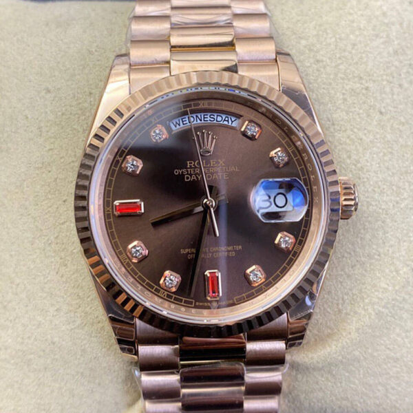 Rolex 118235 Diamond-set Dial | US Replica - 1:1 Top quality replica watches factory, super clone Swiss watches.