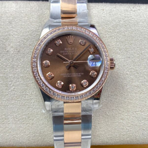 Rolex Datejust M278381RBR-0027 31MM EW Factory Brown Diamond Dial Replica Watches