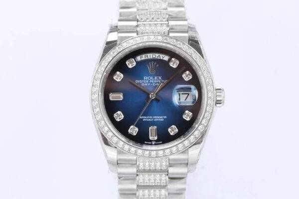 Rolex M128349RBR-0016 Diamond-Set Bezel | US Replica - 1:1 Top quality replica watches factory, super clone Swiss watches.