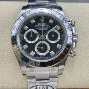 Rolex Cosmograph Daytona M116509-0055 Clean Factory Stainless Steel Strap Replica Watches