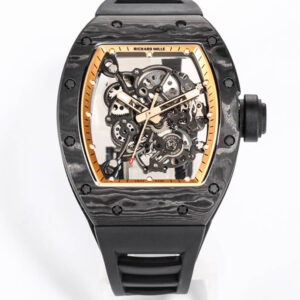 Richard Mille RM055 NTPT BBR Factory Carbon Fiber Black Strap Replica Watches