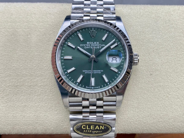 Rolex Datejust M126234-0051 36MM Clean Factory Stainless Steel Strap Replica Watches