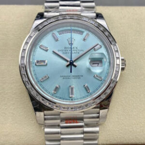 Rolex Day Date M228396TBR-0002 GM Factory Stainless Steel Strap Replica Watches