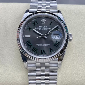 Rolex Datejust M126234-0045 36MM VS Factory Gray Dial Replica Watches