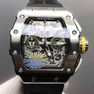 Richard Mille RM11-03 KV Factory Rubber Strap Replica Watches
