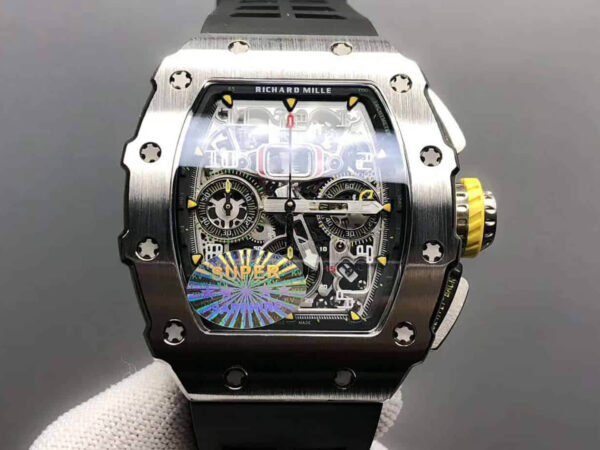 Richard Mille RM11-03 KV Factory Rubber Strap Replica Watches