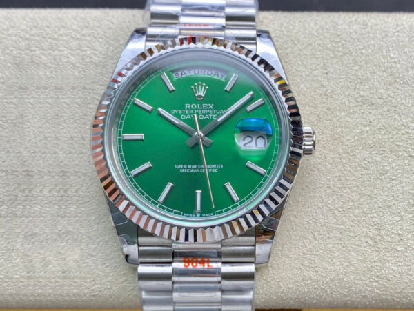 Rolex Day Date 40MM GM Factory Stainless Steel Replica Watches