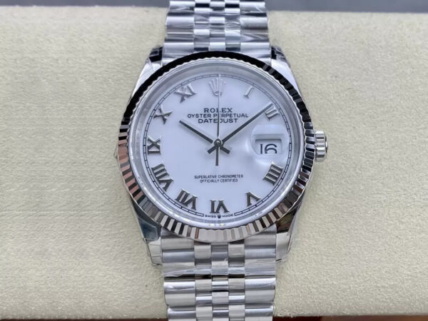 Rolex Datejust M126234-0025 36MM VS Factory White Dial Replica Watches