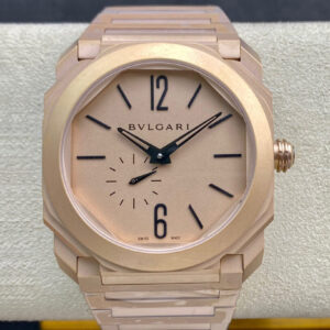 Bvlgari Octo Finissimo 102912 40MM BV Factory Rose Strap Replica Watches