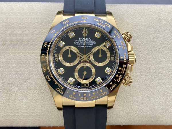 Rolex Cosmograph Daytona M116518ln-0078 Clean Factory Black Rubber Strap Replica Watches