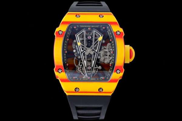Richard Mille RM27-03 Rafael Nadal Tourbillon RM Factory Black Rubber Strap Replica Watches