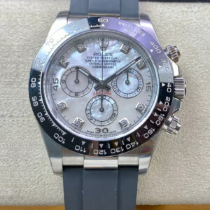 Rolex Cosmograph Daytona M116519LN-0026 Clean Factory Rubber Strap Diamond Dial Replica Watches