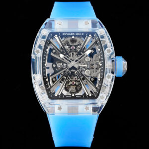 Richard Mille RM12-01 RM Factory Tourbillon Blue Strap Replica Watches