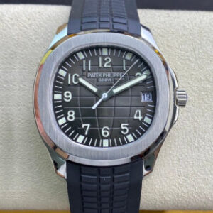 Patek Philippe Aquanaut 5165A 38MM ZF Factory Black Rubber Strap Replica Watches