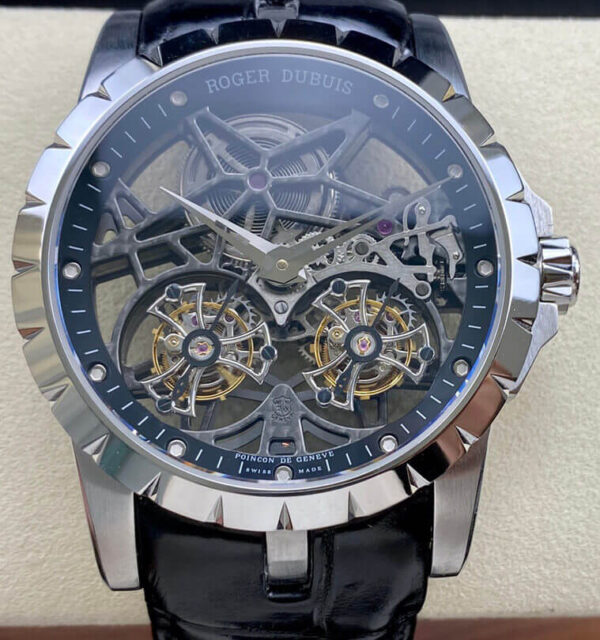 Roger Dubuis Excalibur RDDBEX0396 YS Factory Skeleton Tourbillon Dial Replica Watches