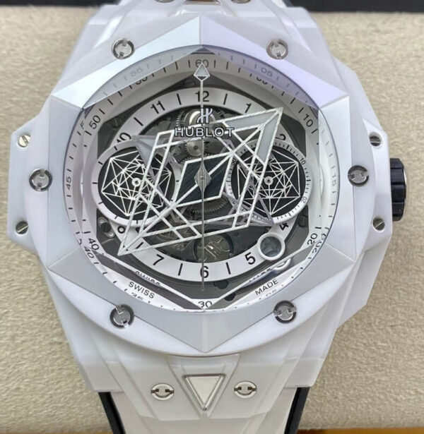 Hublot Big Bang Sang Bleu II 418.HX.2001.RX.MXM21 BB Factory Ceramic Case Replica Watches