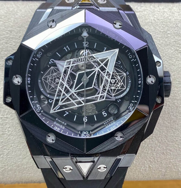 Hublot Big Bang Sang Bleu II 418.CX.1114.RX.MXM20 BB Factory Black Case Replica Watches