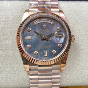 Rolex Day Date 118235 36MM GM Factory Gold Strap Replica Watches