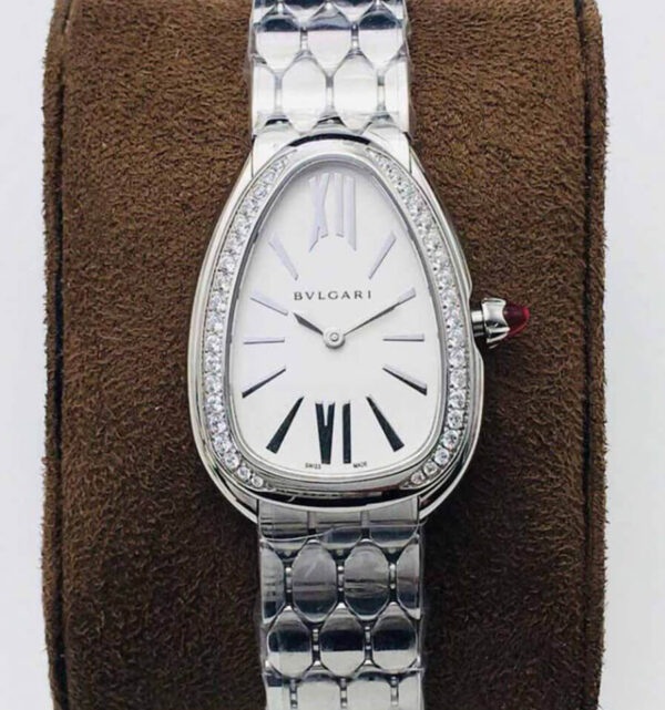 Bvlgari Serpenti 103361 BV Factory White Dial Replica Watches