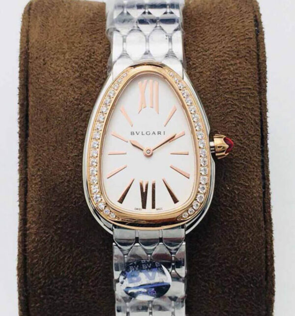 Bvlgari 103143 Diamond Bezel | US Replica - 1:1 Top quality replica watches factory, super clone Swiss watches.