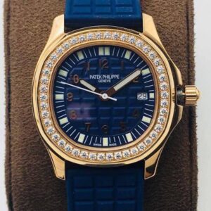 Patek Philippe Aquanaut 5067A Quartz Movement PPF Factory Blue Strap Replica Watches