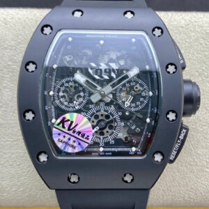 Richard Mille RM011 KV Factory Black Case Replica Watches - Luxury Replica