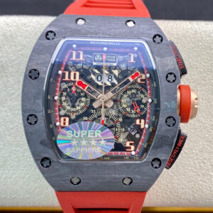 Richard Mille RM011 KV Factory V3 Rubber Strap Replica Watches - Luxury Replica