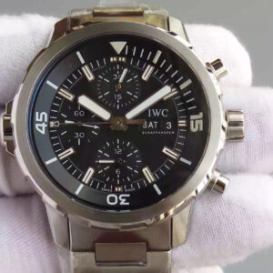 IWC Aquatimer IW376804 V6 Factory Black Dial Replica Watches - Luxury Replica