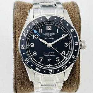 Longines Spirit ZuIu Time L3.812.4.53.6 LG Factory Black Bezel Replica Watches - Luxury Replica