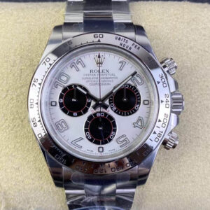 Rolex Cosmograph Daytona Clean Factory V3 White Dial Replica Watches - Luxury Replica