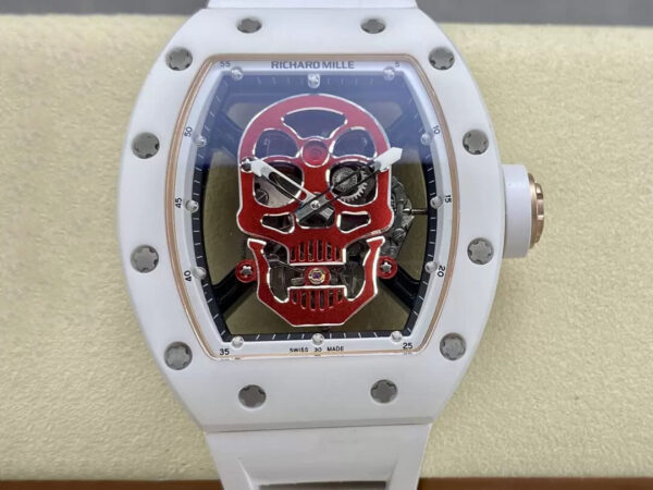 Richard Mille RM52-01 YS Factory Rubber Strap Replica Watches - Luxury Replica